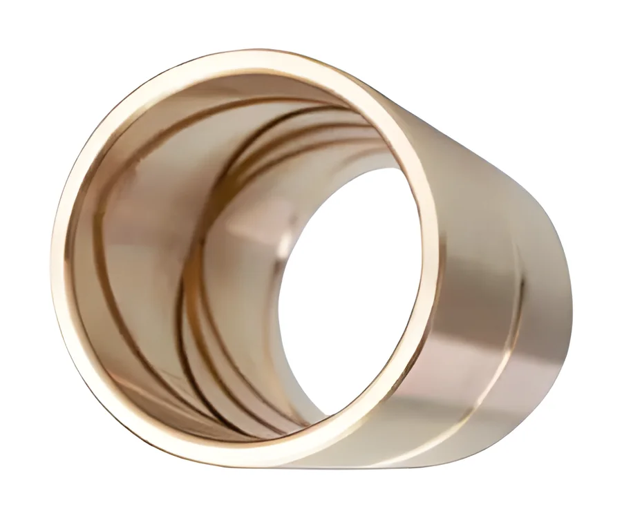 Bronze bush with internal oil grooves