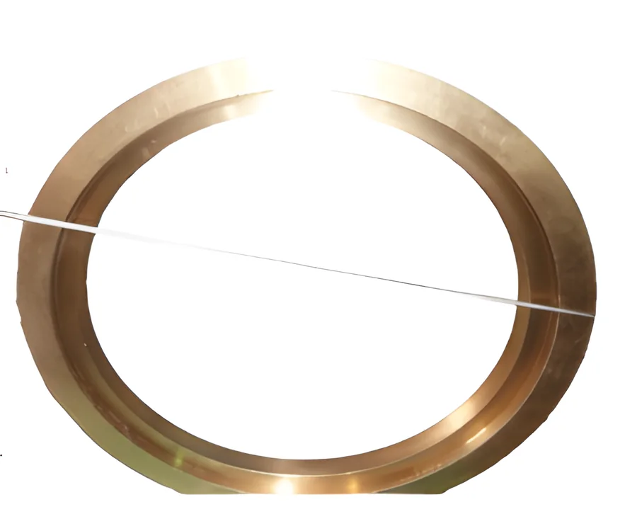 Large bronze thrust ring