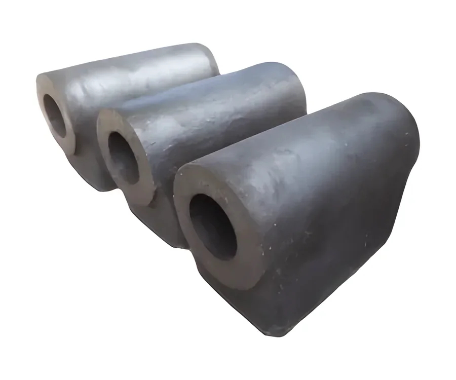 Cast steel component after finishing