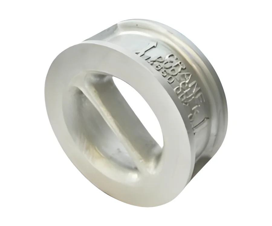 Cast wafer check valve body