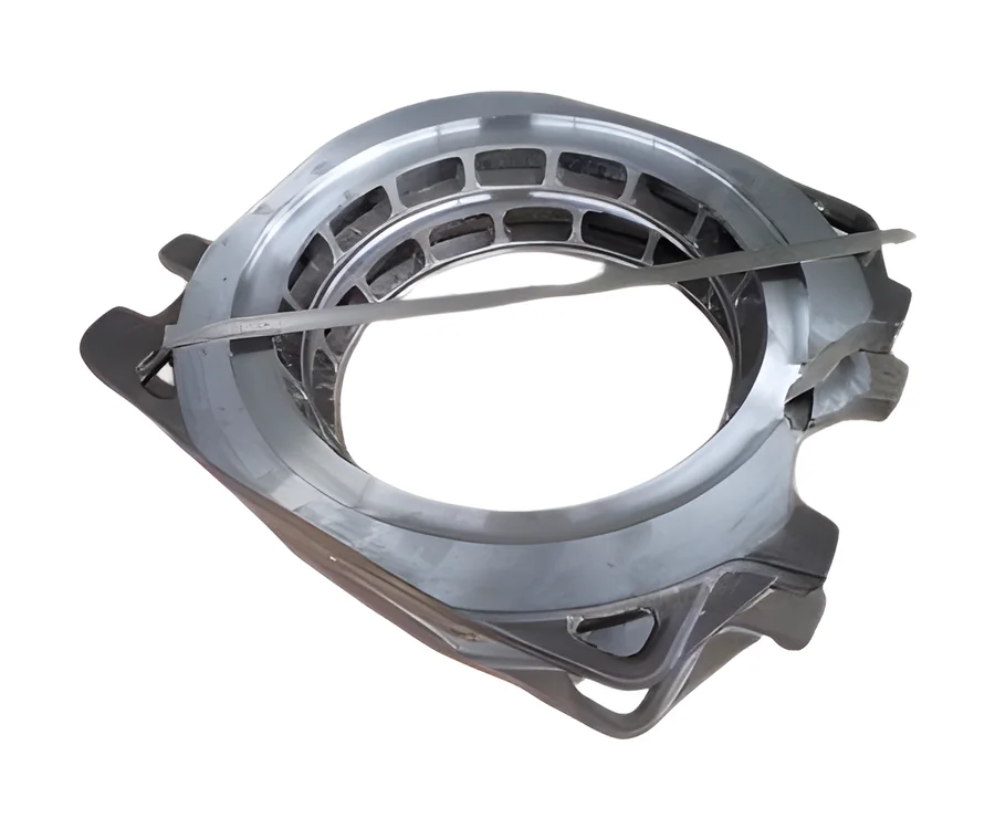 Large machined cast frame