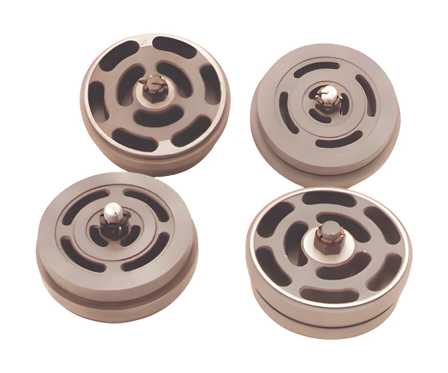 Four compressor valve discs