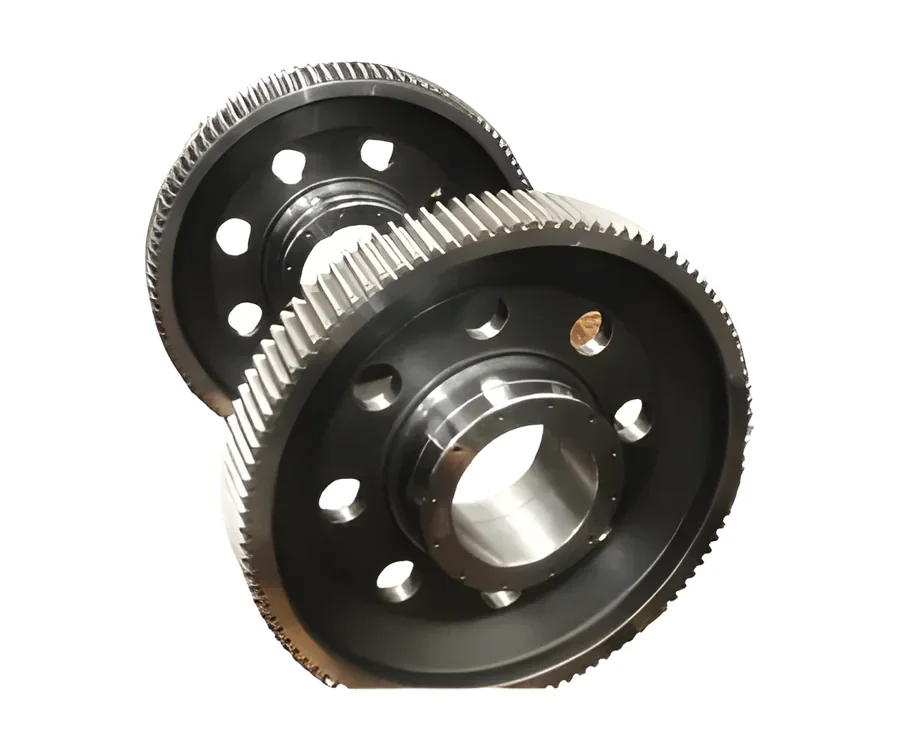 Custom gear with machined teeth