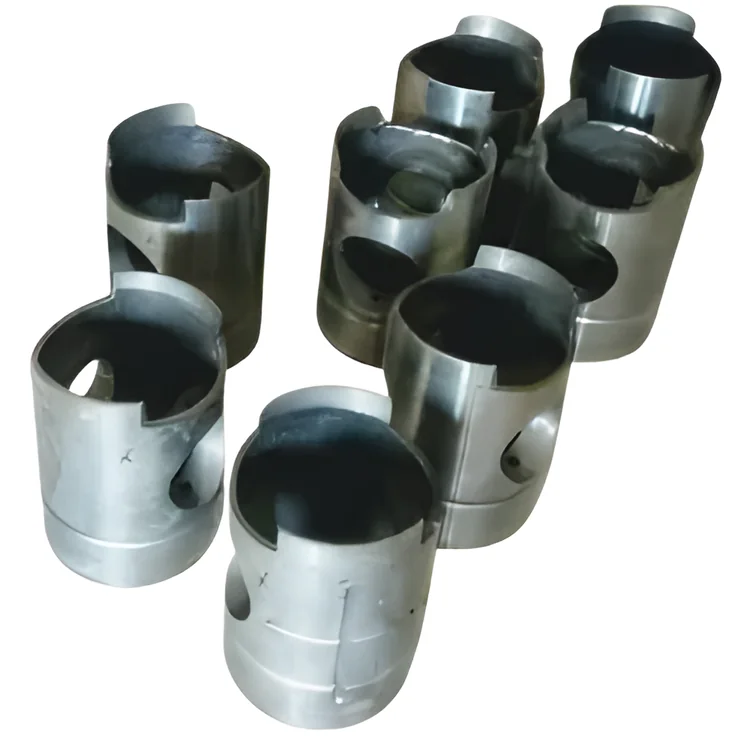 Set of machined cross heads