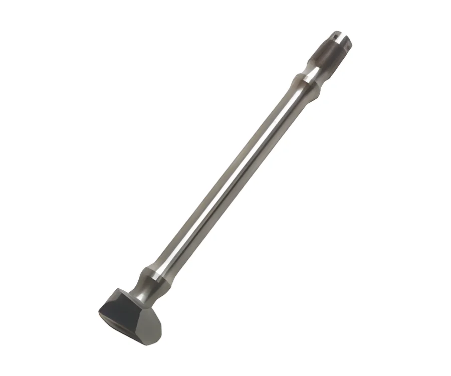 Connecting rod bolt with a threaded end and a shaped head
