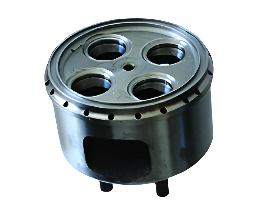 Cylinder head casting with four valve ports